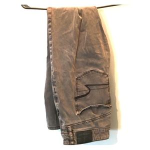 Grey high rise jeggings